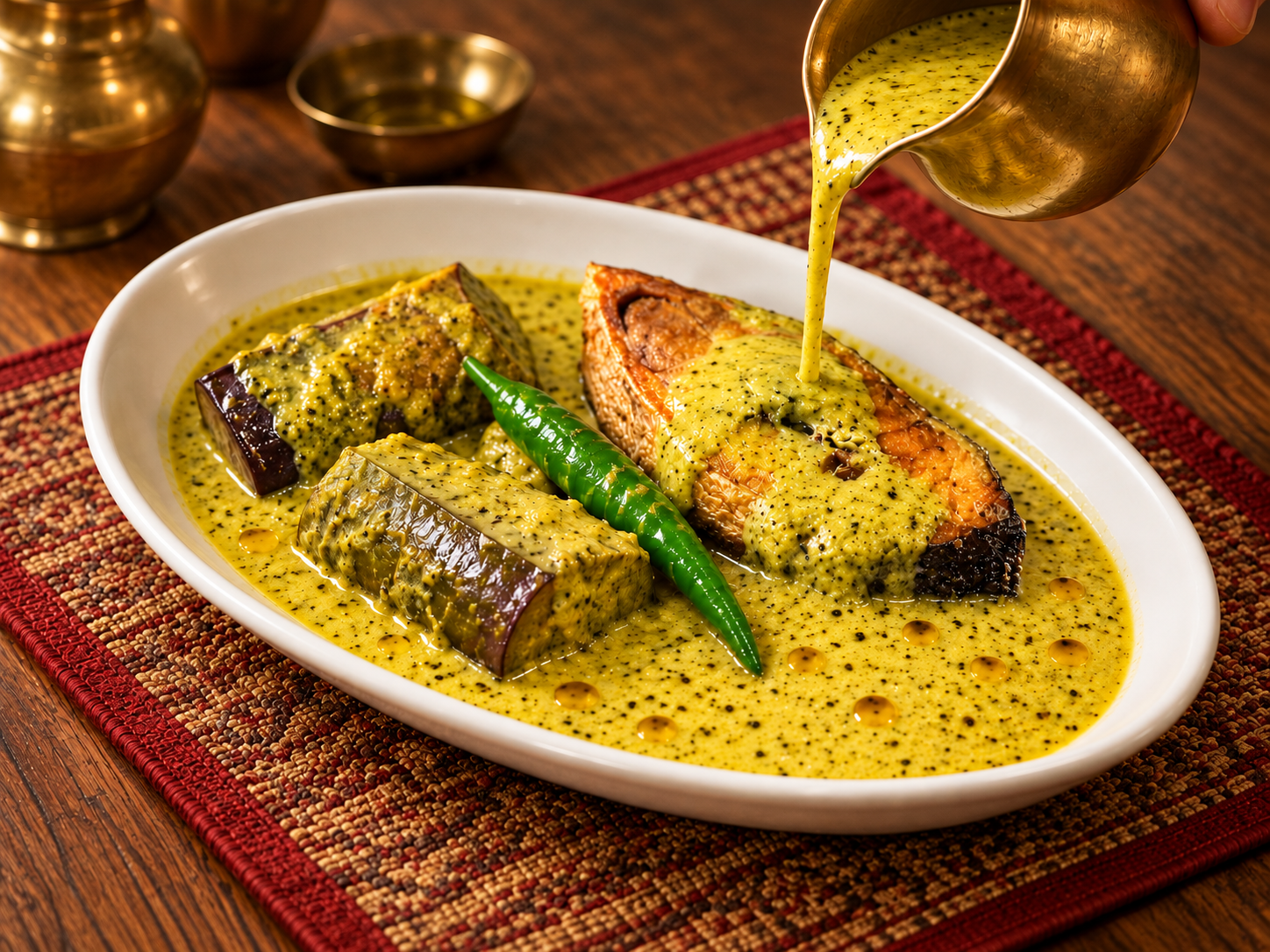 Ilish in mustard sauce